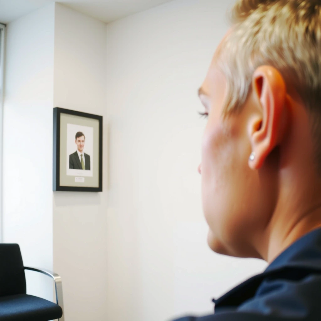 Stilisiertes Ohren-Profil